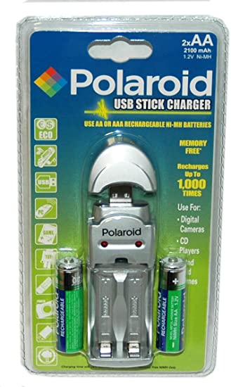 polaroid usb battery charger